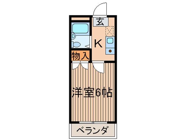 グリ－ンヒルガ－デンの物件間取画像